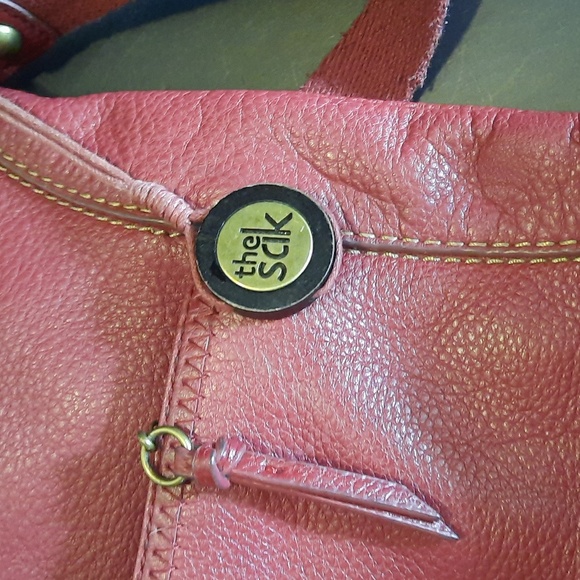 Leather Burgundy The Sak Bag - Picture 5 of 12